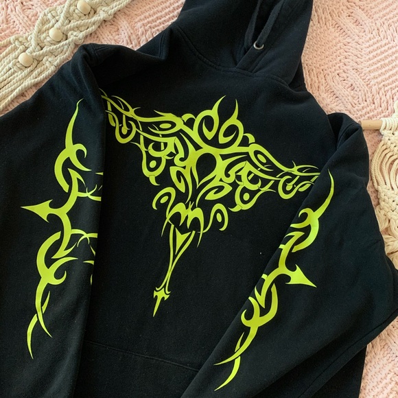 Current Mood Tops - ‘CURRENT MOOD” oversized extra long hoodie